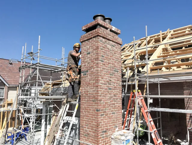 New chimney installation completed by New Franklin Chimney Sweep in New Franklin, OH
